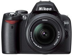 Nikon D40 6.1MP Digital SLR Camera Kit with 18-135mm f/3.5-5.6G ED-IF AF-S DX Zoom-Nikkor Lens N2
