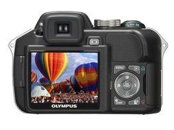 Olympus SP-560UZ 8MP Digital Camera with Dual Image Stabilized 18x Optical Zoom N3