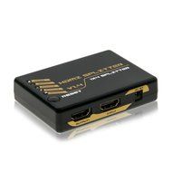TNP UDH 4K HDMI Splitter 1 in 4 out 1x4 / 4 Port HDMI Audio Video Out Four Ouputs Distribution Repeater Amplifier... N2