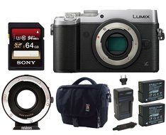 Panasonic LUMIX DMC-GX8KBODY Mirrorless 4K Camera, D.I. Stabilization (Black) N4
