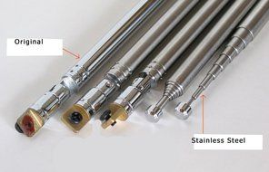 Tecsun PL Seies Radio Stainless Steel Replacement Telescopic Antenna for Tecsun PL880, PL660,PL390,PL398,PL398BT...