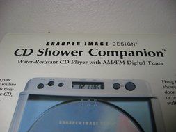 Sharper Image Single CD Shower Companion (SI538COB) N4
