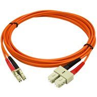 StarTech.com 1m Multimode 50/125 Duplex Fiber Patch Cable LC - ST / 50 Micron Fiber Optic Cable LC to ST N20