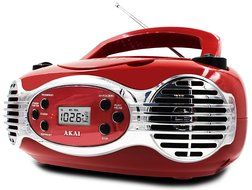 Akai CE2200R CD Boombox FM PLL Radio, Black N5