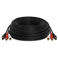 Cmple - S-Video &amp; 2-RCA Audio Cable Combo, Gold Plated - 3ft N3