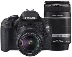 Canon EOS Kiss X5 Digital SLR Camera 2 Lens Kit - International Version (No Warranty) N12
