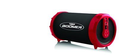 NAXA Electronics NAS-3071BL BOOMER Portable Bluetooth Boombox &amp; MP3 Player N2