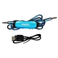Pilot Electronics EL-1301B Electroluminescent V2 Audio Response Auxiliary Cable, Blue N4