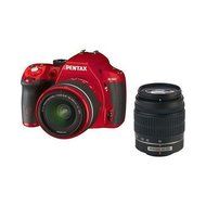 Pentax K50 16MP 2 Lens Kit Bundle Red K502LENSREDBUN