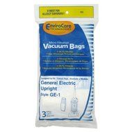 GE/Wal-Mart GE-1 Upright Vacuum Cleaner Bags - Generic - 3 pack