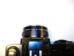 Canon T50 35mm SLR Camera with Tele-Converter N4