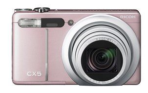 Ricoh CX5 10 MP CMOS Digital Camera with 10.7x Optical Zoom (Pink)