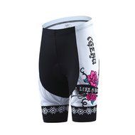 Ophelia Women Short Sleeve Cycling Jersey Pant Set+arm Sleeves(Skull,S) N28