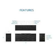 Yuntab Magicbox Wireless Mini Bluetooth Speaker Black Support TF Cards Works for bluetooth device (Iphone 6/ Iphone... N6