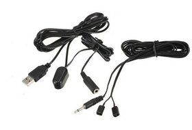 Nextronics Infrared Remote Extender Repeater Dual System - Control 2 Hidden Home Theater Devices