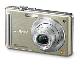 Panasonic Lumix DMC-FS25 12MP Digital Camera with 5x MEGA Optical Image Stabilized Zoom and 3 inch LCD (Gold)