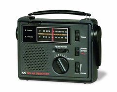C. Crane Co COBS CC Solar Observer Wind Up Radio with AM FM Weather and built in LED Flashlight and AC Adapter N2