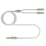 DiGiYes&reg; 1.8m（6ft） 3.5mm Male to 2 x 3.5mm Female Aux Stereo Audio Splitter Cable Gold Plated Metal Connector... N8