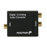 Fosmon Digital Optical Coax to Analog RCA Audio Converter Adapter N11