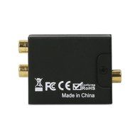 Fosmon Digital Optical Coax to Analog RCA Audio Converter Adapter N12