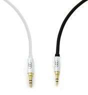 2X 3.5mm Aux Cord ( 2.5 meter / 8 Feet each ) Universal Durable Auxiliary Cable for Car - Flexible PVC with Limited... N15