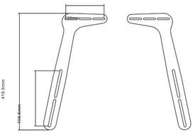 TechSol Universal Soundbar Bracket Mounting Brackets N2