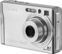 Sony Cybershot DSCW90 8.1MP Digital Camera with 3x Optical Zoom and Super Steady Shot (Black) N6
