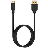Mini HDMI to HDMI Cable, Rankie High-Speed Mini-HDMI to HDMI Cable - 6 Feet (Black) - R1110 N4