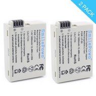SmilePowo 2-PACK LP-E8 Battery for Canon Rebel T3i, T2i, T4i, T5i, EOS 600D, 550D, 650D, 700D, Kiss X5, X4, Kiss... N9