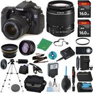 Canon EOS 70D Camera + 18-55mm STM + 2pcs ZeeTech 16GB Memory + Case + Reader + Tripod + Starter Set + Wide Angle...