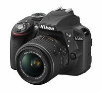 Nikon D3300 24.2 MP CMOS Digital SLR with Auto Focus-S DX NIKKOR 18-55mm f/3.5-5.6G VR II Zoom Lens (Black) -... N12
