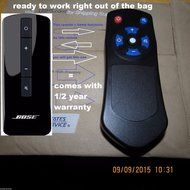 NEW Replacement Remote control for Bose Cinemate Series II, IIGS &amp; 1SR 4 FUNCTION on off volume +- Can run the...