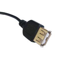 Yuauy 5 PCs 3.5mm Male AUX Audio Plug to USB 2.0 Female Converter Cable Cord for Car MP3 N4