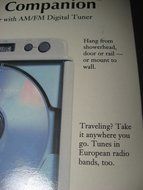 Sharper Image Single CD Shower Companion (SI538COB) N6