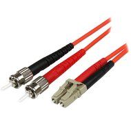 StarTech.com 1m Multimode 50/125 Duplex Fiber Patch Cable LC - ST / 50 Micron Fiber Optic Cable LC to ST N23