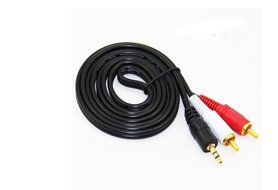 C&amp;E 3.5mm Stereo Male to Dual RCA Male (Right and Left) Audio Cable, 6 Foot N6