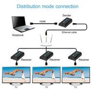 HDMI Extender, Matcis&reg; HDMI Signal Extenders Over CAT 5e/6 UTP/STP Ethernet Cable Up to 120m (Up to 120M, Sender... N27