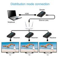 HDMI Extender, Matcis&reg; HDMI Signal Extenders Over CAT 5e/6 UTP/STP Ethernet Cable Up to 120m (Up to 120M, Sender... N30