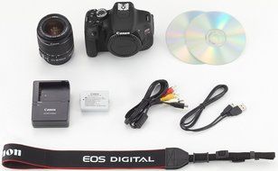 Canon EOS Kiss X5 Digital SLR Camera 2 Lens Kit - International Version (No Warranty) N18