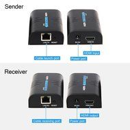 HDMI Extender, Matcis&reg; HDMI Signal Extenders Over CAT 5e/6 UTP/STP Ethernet Cable Up to 120m (Up to 120M, Sender... N31