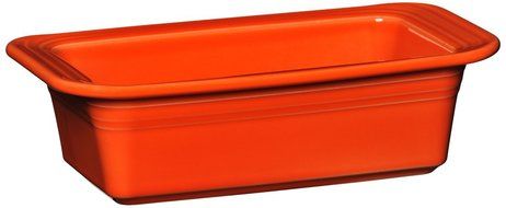 Fiesta Loaf Pan, 5-3/4-Inch by 10-3/4-Inch, Poppy