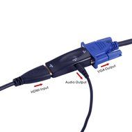 IDEAPRO Active HD 1080P HDMI Female to VGA Female Converter Adapter Dongle with 3.5mm Audio for Laptop PC Xbox... N5