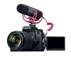 Canon EOS 70D Video Creator Kit with 18-135mm Lens, Rode VIDEOMIC GO and Sandisk 32GB SD Card Class 10 - Wi-Fi... N3