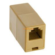 Cmple - Modular Inline Coupler 6P6C Straight - Beige N2