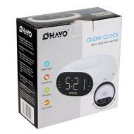 TIVDIO RT-4500 Digital Dual Alarm Clock with FM Radio Sleep Timer LED Display Snooze Night Light(White) N8