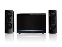 YunMei JH2 Subwoofer Bluetooth Stereo 2.1 Speaker Soundsystem support SD card PC Home desktop stereo Bluetooth... N3
