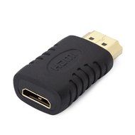 Aurum Cables Right Angle L Shape HDMI Male to HDMI Female Adapters - Black - Pack of 5 + 3 Cable Ties N12