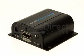 Cables Direct Online 60m / 190ft 1080P HD HDMI Network Extender Over Single Cat6 /6a /7 Ethernet Cable with IR... N5