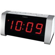 Timex Am/Fm Dual Alarm Clock Radio With Jumbo 1.8 Led Display &amp; Aux Input (White) "Product Type: Clocks/Clock...