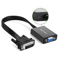 DVI to VGA, Ugreen Active 1080p DVI-D to VGA Adapter 24+1 DVI Male to VGA Female Converter, 60HZ and 3D, for PC... N6
